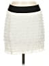 Forever 21 Solid White Formal Skirt Size S - photo 1