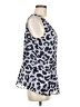 CAbi 100% Polyester Silver Sleeveless Blouse Size M - photo 4