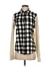 Michael Stars Checkered-gingham Ivory Sleeveless Blouse Size Sm (0) - photo 1