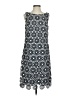 Talbots 100% Polyester Print Blue Casual Dress Size 4 - photo 1