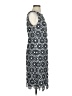Talbots 100% Polyester Print Blue Casual Dress Size 4 - photo 4