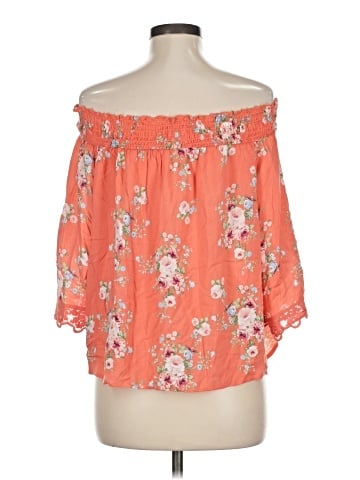 Blue Rain 3/4 Sleeve Blouse (view 2)