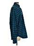 J.Crew 100% Polyester Plaid Teal Long Sleeve Blouse Size S - photo 4