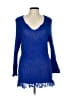 Tribal 100% Cotton Blue Pullover Sweater Size L - photo 1