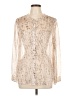 Broadway & Broome Ivory Long Sleeve Blouse Size L - photo 1