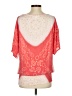 Cool Change 100% Rayon Orange Short Sleeve Blouse Size S - photo 2
