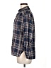 Max Studio 100% Rayon Plaid Blue 3/4 Sleeve Button-Down Shirt Size M (estimated) - photo 5
