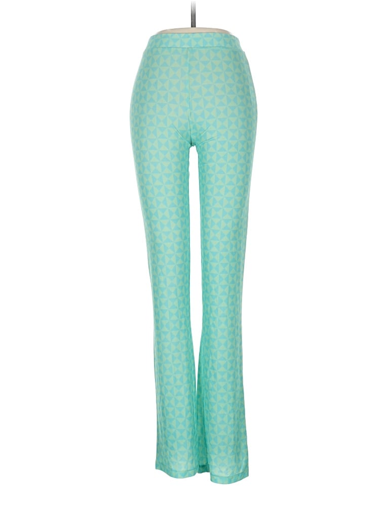 Vrg Grl Casual Pants - High Rise: Teal Bottoms - Size 8