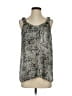 Vince Camuto 100% Polyester Silver Sleeveless Blouse Size S - photo 1