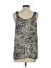 Vince Camuto 100% Polyester Silver Sleeveless Blouse Size S - photo 2