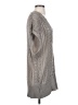 H&M 100% Cotton Metallic Silver Pullover Sweater Size XS - photo 4
