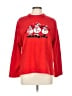 Leslie Fay 100% Polyester Red Sweatshirt Size L - photo 1