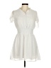 J for Justify 100% Polyester White Casual Dress Size M - photo 1