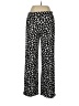 IMAN Polka Dots Black Casual Pants Size L (petite) - photo 1