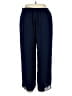 R&M Richards 100% Polyester Solid Blue Casual Pants Size 16W - photo 2