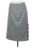 Express Design Studio Houndstooth Gray Casual Skirt Size 2 - photo 1