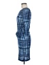 Suno 100% Viscose Plaid Blue Cocktail Dress Size 6 - photo 5