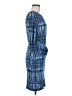 Suno 100% Viscose Plaid Blue Cocktail Dress Size 6 - photo 4