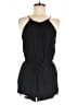 Active USA 100% Rayon Solid Black Romper Size M - photo 1