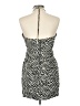 Aqua 100% Polyester Animal Print Black Cocktail Dress Size L - photo 2