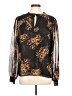 CAbi 100% Polyester Black Long Sleeve Blouse Size L - photo 1