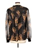 CAbi 100% Polyester Black Long Sleeve Blouse Size L - photo 2