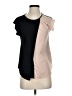 oasis 100% Polyester Color Block Black Sleeveless T-Shirt Size XS - photo 1
