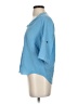 Amanda Uprichard Blue 3/4 Sleeve Blouse Size S - photo 5