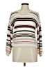 Saltwater LUXE Stripes Ivory Pullover Sweater Size M - photo 1