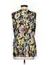 CAbi 100% Polyester Green Sleeveless Blouse Size S - photo 2