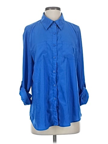 George 3/4 Sleeve Button-Down Shirt (view 1)