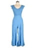 Dress Day Solid Blue Jumpsuit Size S - photo 1