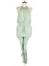 Listicle 100% Polyester Paisley Green Romper Size L - photo 1