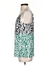 CAbi 100% Polyester Green Sleeveless Blouse Size XS - photo 5