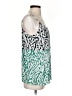 CAbi 100% Polyester Green Sleeveless Blouse Size XS - photo 4
