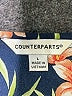 Counterparts 100% Polyester Blue Short Sleeve Blouse Size L - photo 7