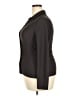 Sanctuary Houndstooth Brown Long Sleeve Blouse Size XXL - photo 5