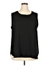 Anne Klein 100% Polyester Black Sleeveless Blouse Size 2X - photo 1