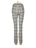 Adrienne Vittadini Plaid Gray Casual Pants Size 6 - photo 2
