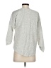 LA Made Metallic Silver Gray Cardigan Size XS - photo 2