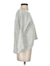 LA Made Metallic Silver Gray Cardigan Size XS - photo 4