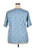 Unbranded Blue Short Sleeve Blouse Size 3X - photo 2