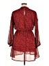 SAAJ 100% Polyester Paisley Red Casual Dress Size XL (T4) - photo 2