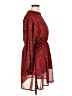 SAAJ 100% Polyester Paisley Red Casual Dress Size XL (T4) - photo 4