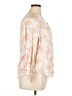Torrid Floral Ivory 3/4 Sleeve Blouse Size 1X Plus (1) - photo 4