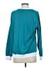 Fantaslook Color Block Teal Pullover Sweater Size S - photo 2