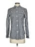J.Crew Checkered-gingham Blue Long Sleeve Button-Down Shirt Size 2 - photo 1