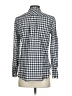J.Crew Checkered-gingham Blue Long Sleeve Button-Down Shirt Size 2 - photo 2
