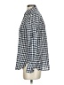 J.Crew Checkered-gingham Blue Long Sleeve Button-Down Shirt Size 2 - photo 5