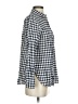 J.Crew Checkered-gingham Blue Long Sleeve Button-Down Shirt Size 2 - photo 4